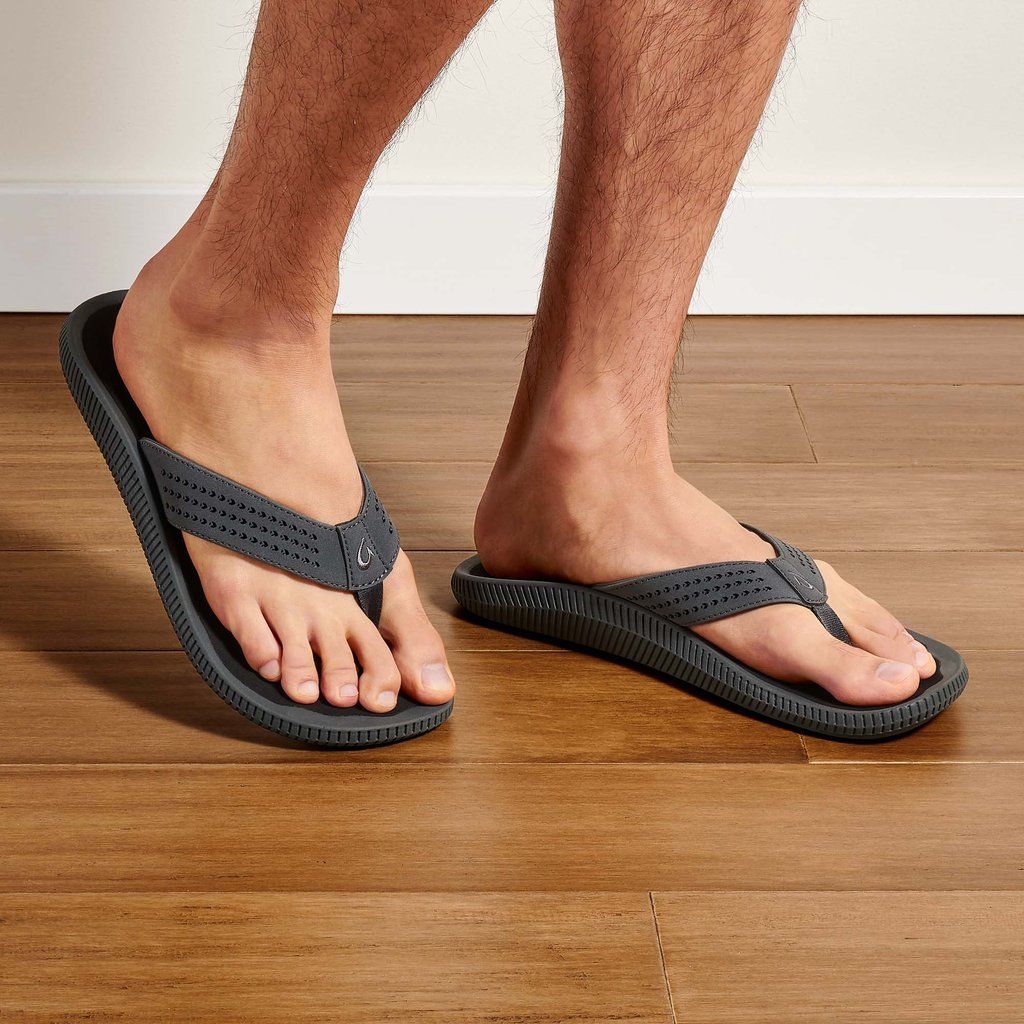 Sandalias Olukai Ulele - Chanclas Hombre Grises 20793-520